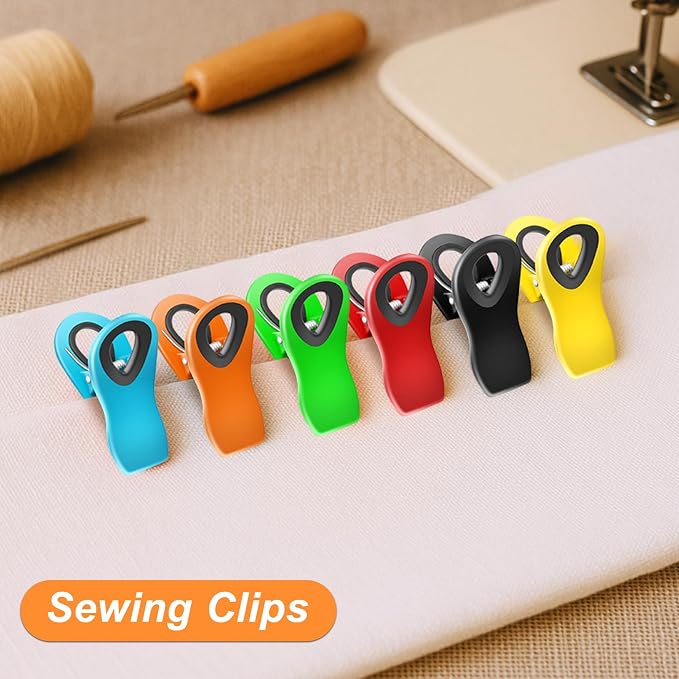 Jetmore 12 Pack Chip Clips Bag Clips, Magnetic Bag Clip for Food Storage Heavy Duty, Plastic Food Clip for Chips, Snack, Kitchen, Refrigerator, Garden, Sewing, Fabric, Clothes Pins | Heavy duty, plastic food clip for chips, snack, kitchen, refrigerator...
