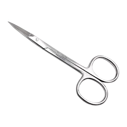 Cynamed Iris Micro Dissecting Precision Lab Scissors, Fine Point Straight - Perfect for Doctors, Nurses, EMS, Students, Education & Training and More (Pack of 3)