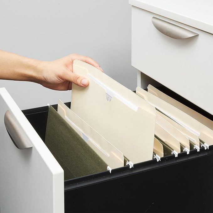 Staples Reinforced File Jackets, Letter Size, 2‑Inch Expansion, Durable Manila Construction for Organized Filing – 100/Carton