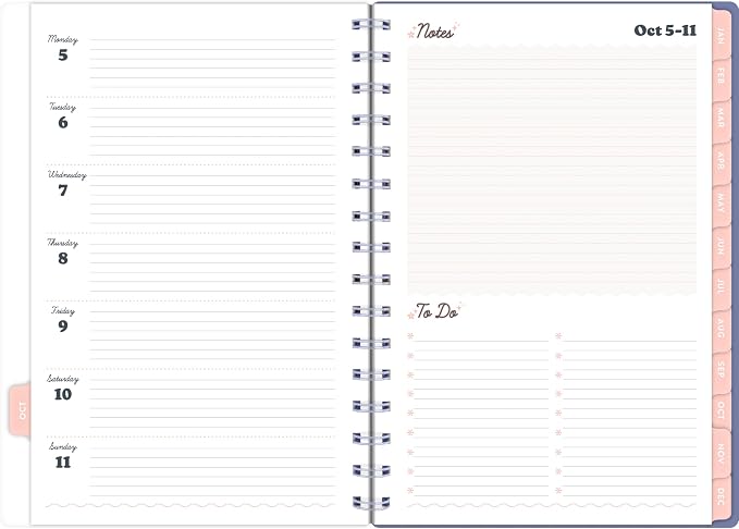 Mead Cambridge 2027 Planner, Weekly & Monthly, 15-Month Oct-Dec, 5.5" x 8.5", CatCoq, Berry Branches (CC01-200-27)