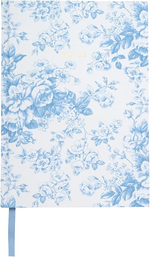 Laura Ashley Journal 256 Lined Pages Elegant Floral Hardcover Notebook | Scalloped Magnetic Flap Closure Keeps Notes Secure, Elegant Botanical Style Ideal for Diaries and Gifting