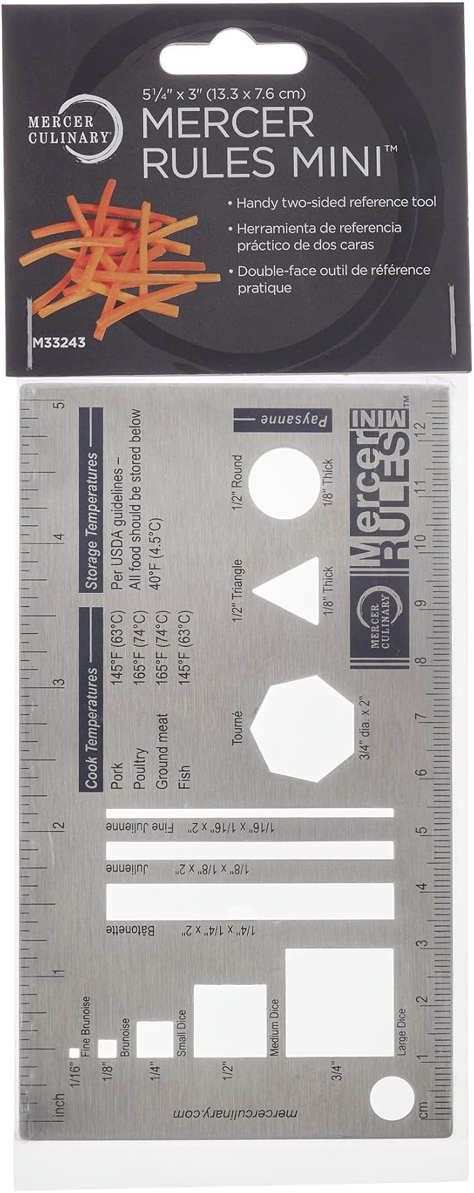 Mercer Culinary Mercer Rules Culinary Ruler, Mini