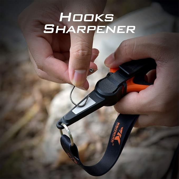 KastKing Paradox 5.5-Inch Fishing Scissors | Braided Line Cutters, w/Sheath, Super Sharp 3CR13 Japanese Stainless Steel Blades, Non-Slip TPR Handles, Includes Lanyard