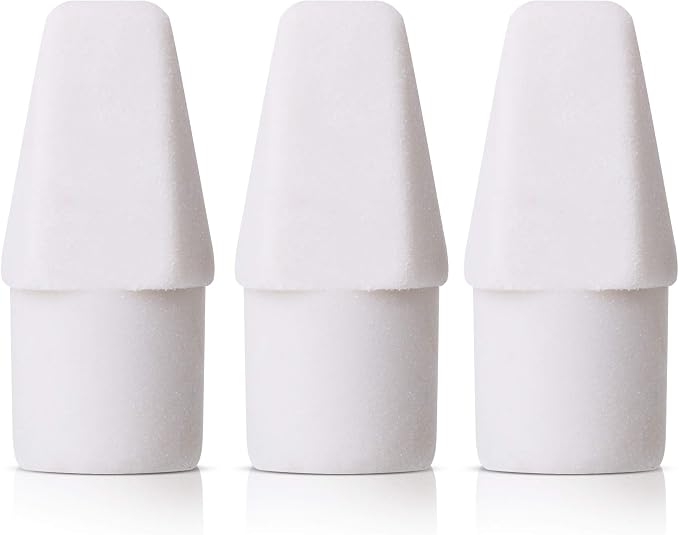 Mr. Pen- White Pencil Top Erasers, 120 pcs, Eraser Caps for Pencils | White Pencil Head Erasers for Pencils Tops