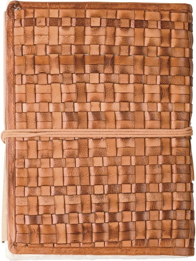 Primitives by Kathy Woven Leather Journal