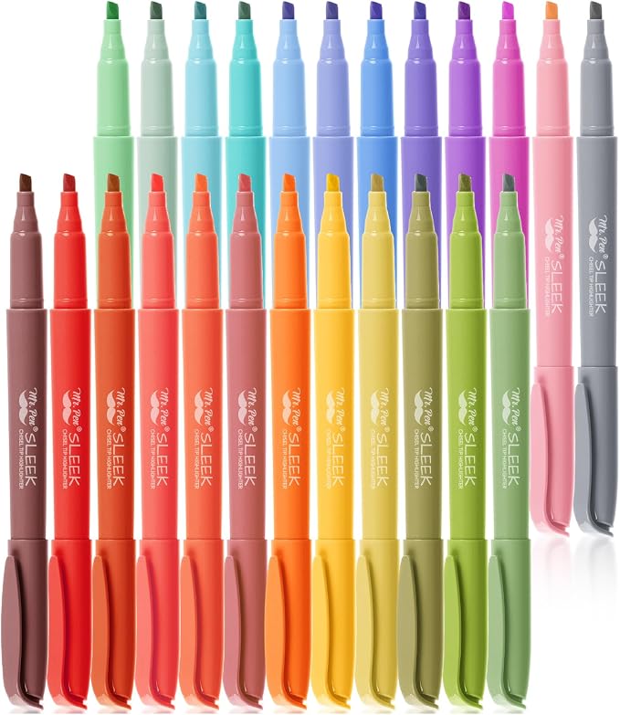 Mr. Pen- Highlighters, 36 Pack, Assorted Colors, Chisel Tip, Quick-Dry | Smear-Resistant, Odorless Highlighters for School, Office & Journaling
