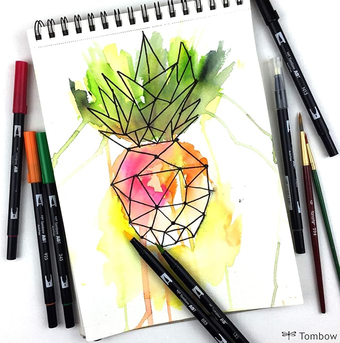 Tombow ABT Dual Brush Pen N75: Cool Gray 3