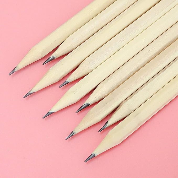 Wood Cased 2B Graphite Pencils for Drawing Sketching Writing Tests Exam Artists Beginners Home Office Supplies (18)