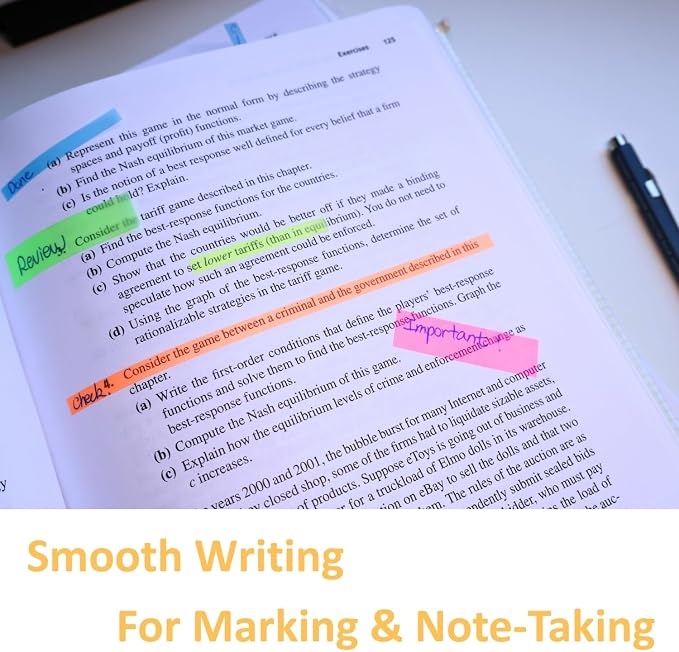 UniBright Sticky Tabs for Books, 350 Pcs Transparent Writable Page Markers with Dispenser, Repositionable Bible & Notebook Tabs, Multi Color Small Sticky Notes for Office School Home