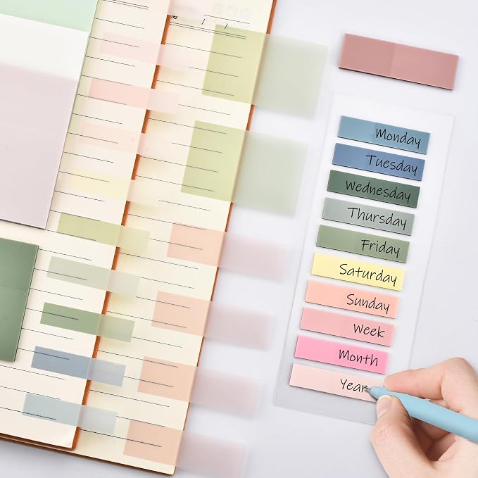 12 Pastel No Bleed Bible Highlighters & 5 Black Pens with Sticky Notes | Bible Journaling Kit, Bible Study Supplies, Aesthetic Colored Labels for School Office Annotating Books Supplies