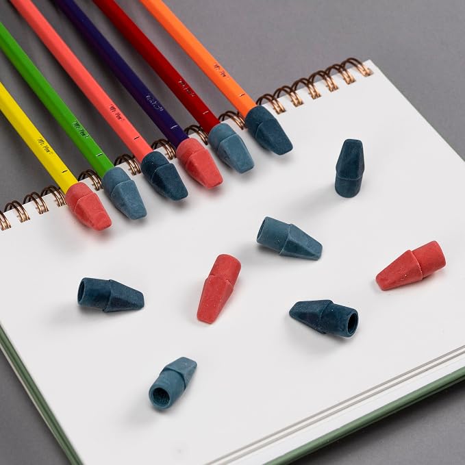 Mr. Pen- Pencil Erasers Toppers, 30 Pack, Colorful | Mr Pen Erasers for Pencils