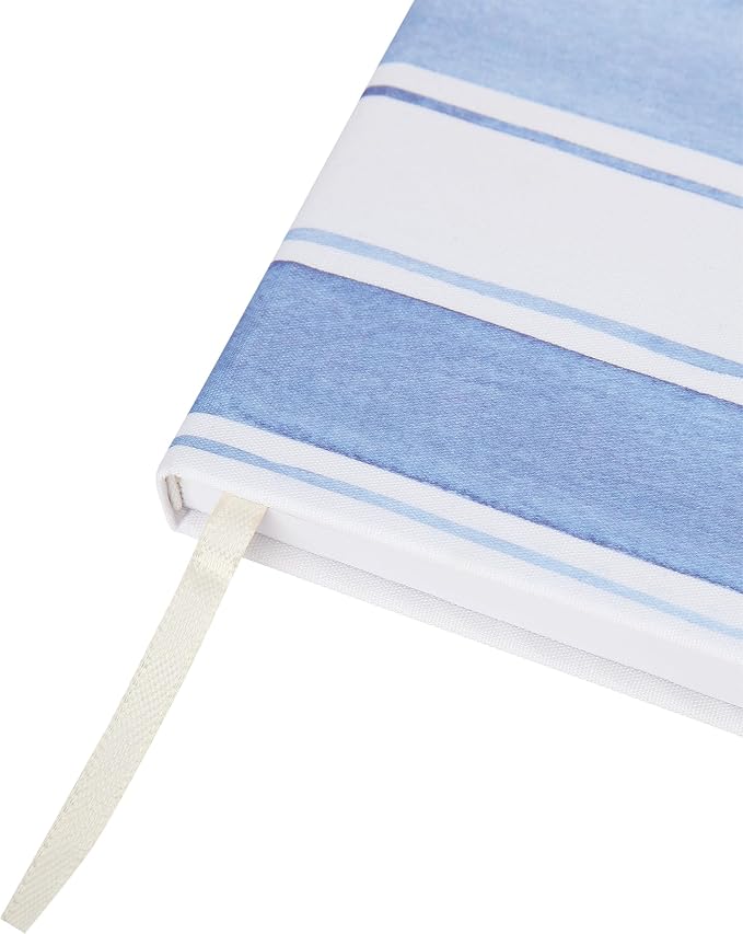 WORLD TRAVELER Large Lined Journal Notebook 256 Ruled White & Ivory Pages | Lay-Flat Binding, Gilded Page Edges Resist Wear, Reinforced Square Corners, Bleed-Resistant Smooth Paper
