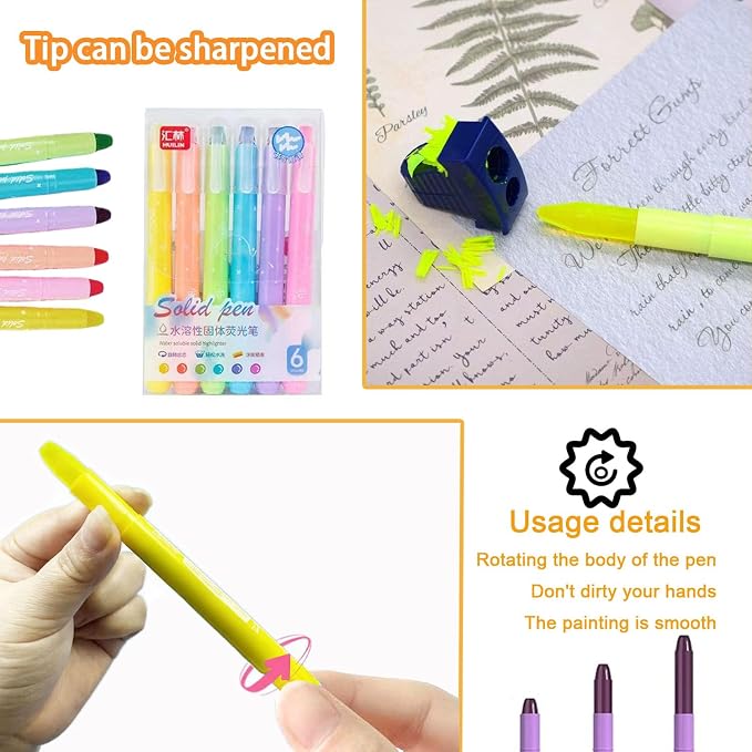 NoteTaking Supplies set Wax Bible Highlighters and Reusable Erasable Pens | 23PCS Aesthetic Highlighter and Erasable Gel Pen set , Perfect for Bible Study Journaling Planner Notes School Supplies.