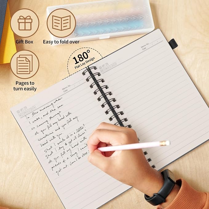 A5 Hardcover Spiral Notebook Tree of Life Journal Daily Journals for Writing Travel Notebooks Journal for Women Men 80GSM Paper Leather Spiral Journal,5.7"x8.3"（Spiral Tree -Pink)