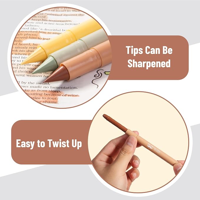Mr. Pen- Gel Highlighter, 12 Pack, Vintage Colors | Bible Highlighters No Bleed, No Bleed Highlighters