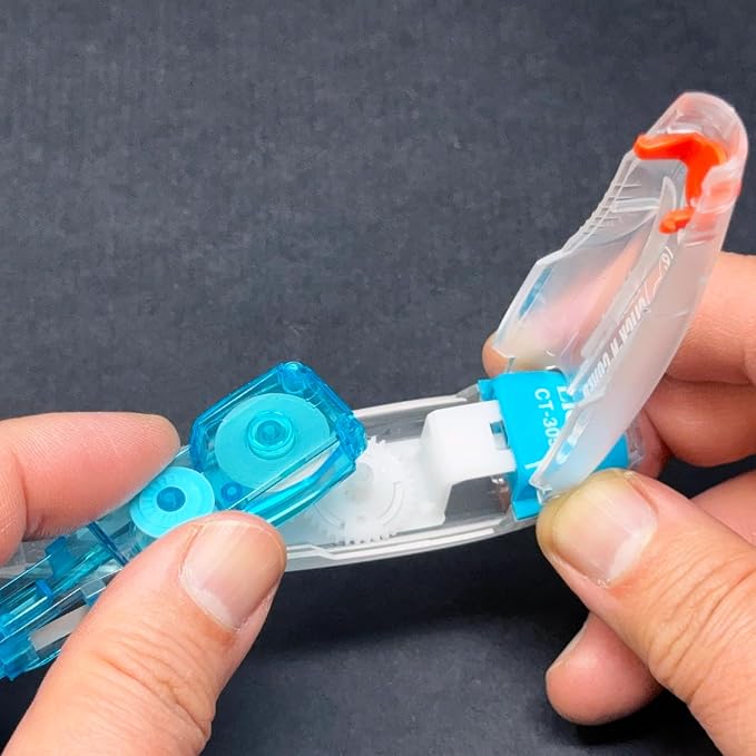 LION CLICK-N-COVER Refill Correction Tape for CT-305, 1/5" wide and 236" long, Acid-Free, Economy Box, Box of 12 (RT-15-12B)