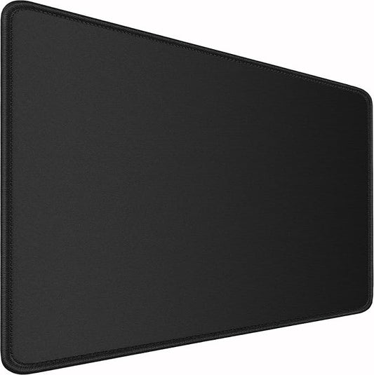 Large Extended Gaming Mouse Pad, Water Resist Non-Slip Mousepad Rubber Base Long Desk Mouse Pad with Stitched Edges, Computer Keyboard Mouse Mat for Gaming, Office & Home, 31.5 x 11.7 in, Black