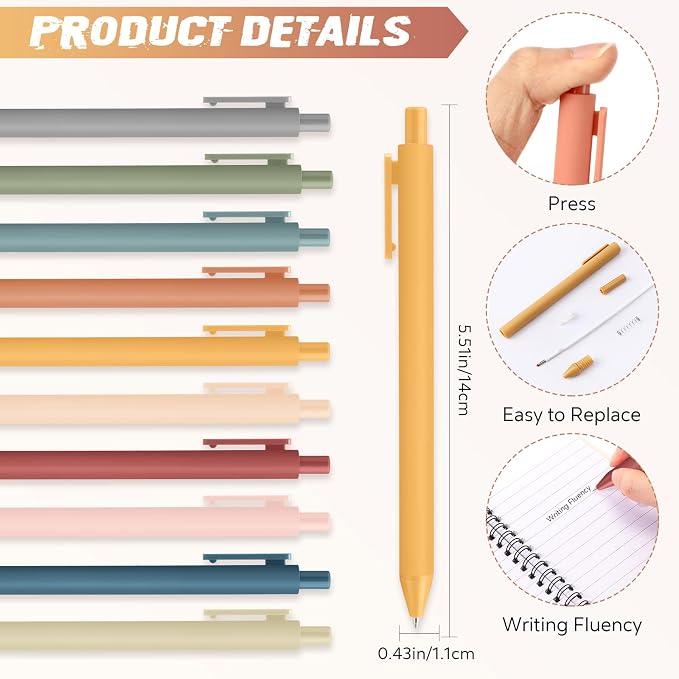 Chuangdi 20 Sets Lined Spiral Notebooks with Sticky Notes and Bamboo Pens, Back-to-school Gifts for Office Teachers Staff, Boho Notebook with Pen Bulk Gift (Ethnic)
