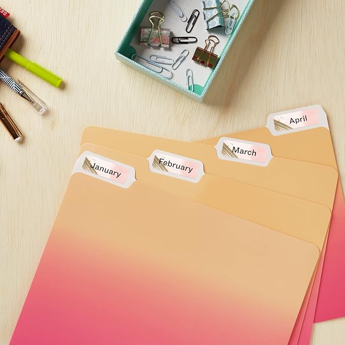 Avery Printable Return Address Labels, 0.75" x 2.25", Matte White, Sure Feed Technology, Inkjet Printer Compatible, 600 Blank Labels, Great for Mailing, Branding, School Supplies, and More (8257)