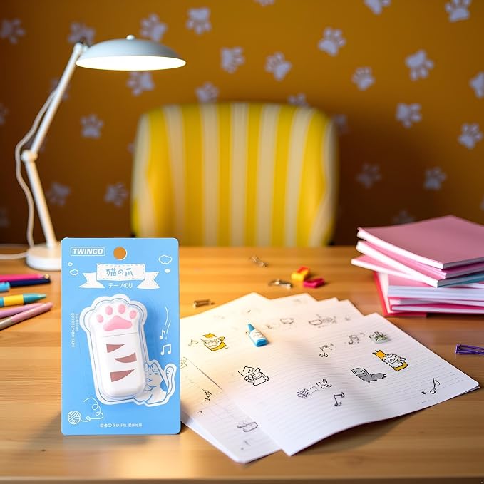Correction Tape, Practical Stationery, Portable Correction Supplies, Cat Claw Correction Tape, White Out Corrector for Kids Students School Office Supplies