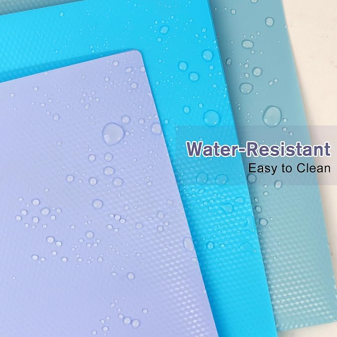 6-Pack Plastic andPockets and Prongs,2-Pocket and3 Fasteners, Pastel Folders Holds 8-1/2" x 11" Paper for School/Office/Home, Purple