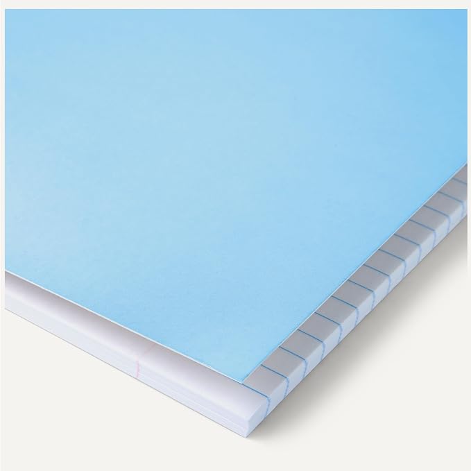Amazon Basics College-Ruled Spiral Notebooks, 70 Sheets, 10.5" x 8", Perforated Pages, Assorted Pastel Solid Colors, 5-Pack