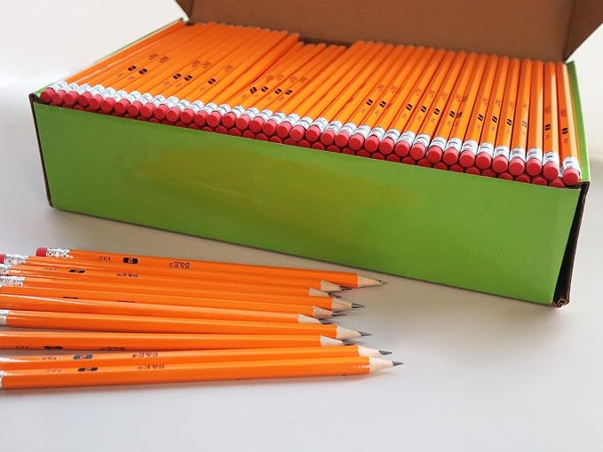 S & E TEACHER'S EDITION 360 Pack Pre-sharpened #2 Pencils with Erasers – HB Lead Bulk Pencil for Classroom, Home & Office – No.2 Pencils Back to School