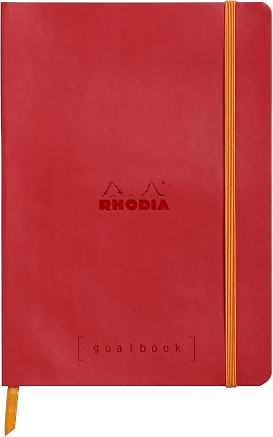 Rhodia Goalbook Journal, A5, Dotted - Poppy,117753C