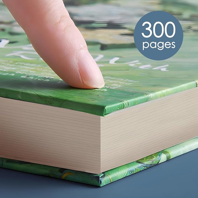 Large Spiral Notebook, B5, 300 Pages, 8x10 Big Notebook, Hardcover Large Journal, Thick Lined Notebook, Between College Ruled and Wide Ruled, Van Gogh Gifts for Women and Children.