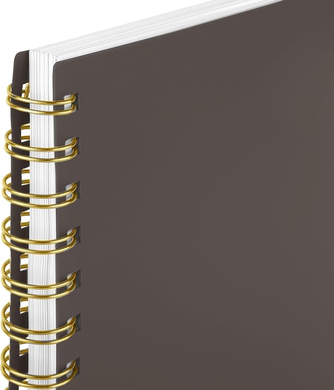 Mead Planner 2026-2027 Weekly & Monthly Academic 15-Month April-June, 8.5" x 11", Ground Coffee (CAW62004), (Pack of 12)