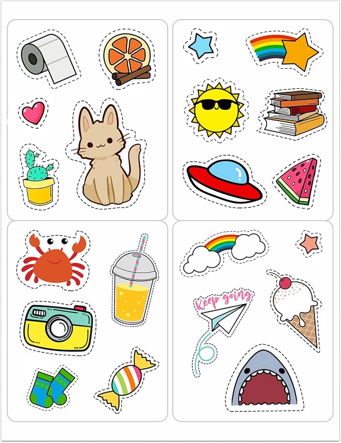 400 Labels 100 Sheets 4 Up Shipping Address Labels for Laser & Inkjet Printers, 4 per Page Sticker Paper, 4" x 5" Printable Labels