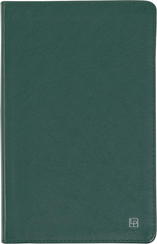 Classic Leather Notebook Writing Journal, Softcover, Narrow Ruled, Table of Contents and Numbered Pages