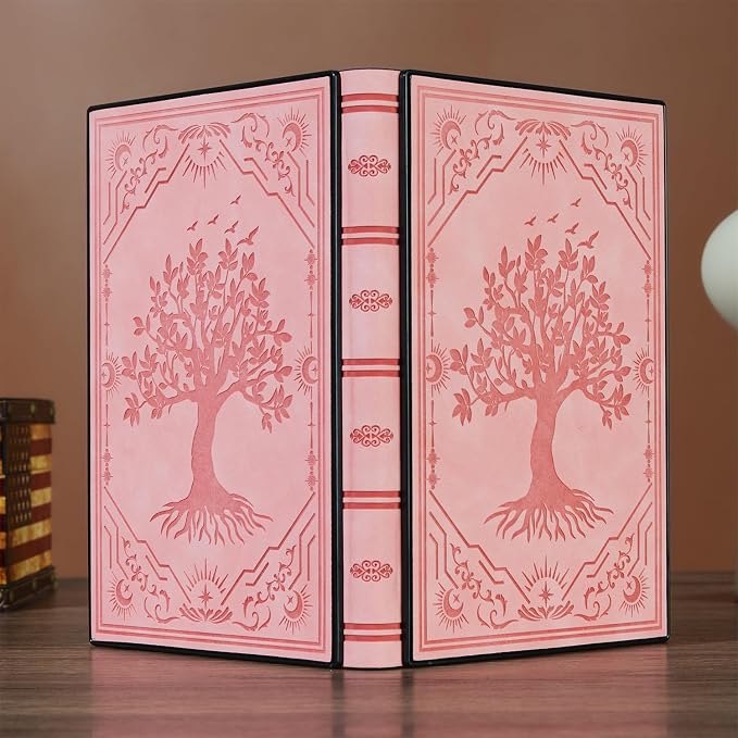 ZXHQ Diary with Lock, Hardcover(14.8 cm x 21 cm) Leather Lock Journal, Built-in Lock, 180° Lay Flat, Tree of Life Embossed Cover, 100 Gsm Thick Paper