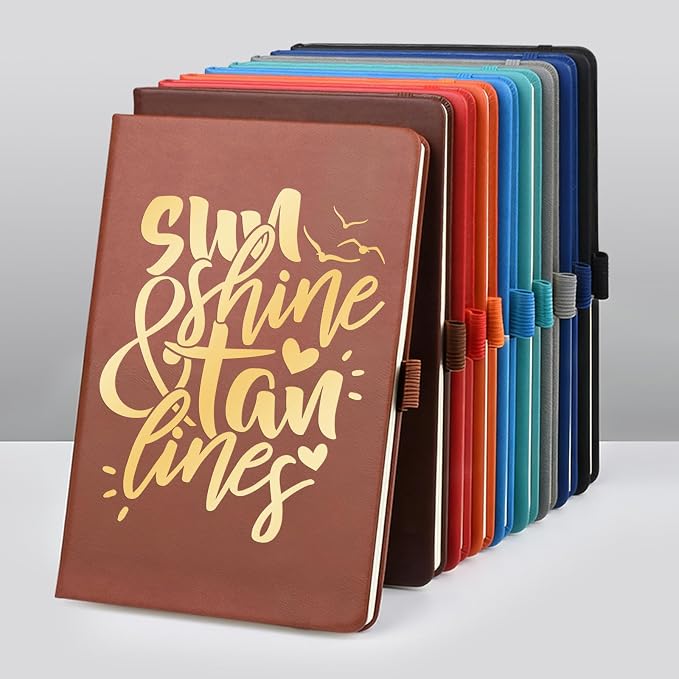 Customizable Personalized Notebook | Custom Logo, Text & Image A5 Journal Notebook | 200 Lined Pages 8.5" x 5.8" | Daily Writing Journal for Office, Students & Gift Giving, DarkBlue