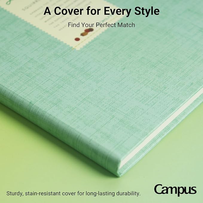 KOKUYO Lined Journal Notebooks, 4 Pack A5 Hardcover Notebook for Women in 8mm Ruled Japanese Smooth Paper, 70gsm 100 Sheets Each Pastel Travel Journal in 5.5'' x 8'', Journaling Writing Work & Office