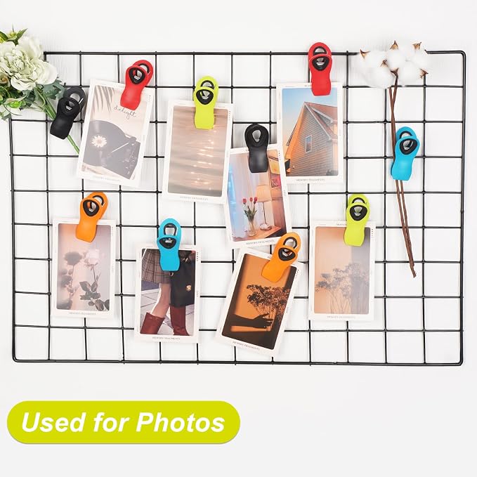 JETMORE 16 Pack Chip Clips Bag Clips, Multicolor Magnetic Chip Clip