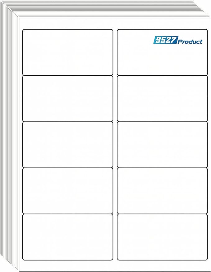 9527 Product 2x4 inch Shipping Labels, 300 Labels per Pack, Laser/Inkjet Compatible, Self-Adhesive