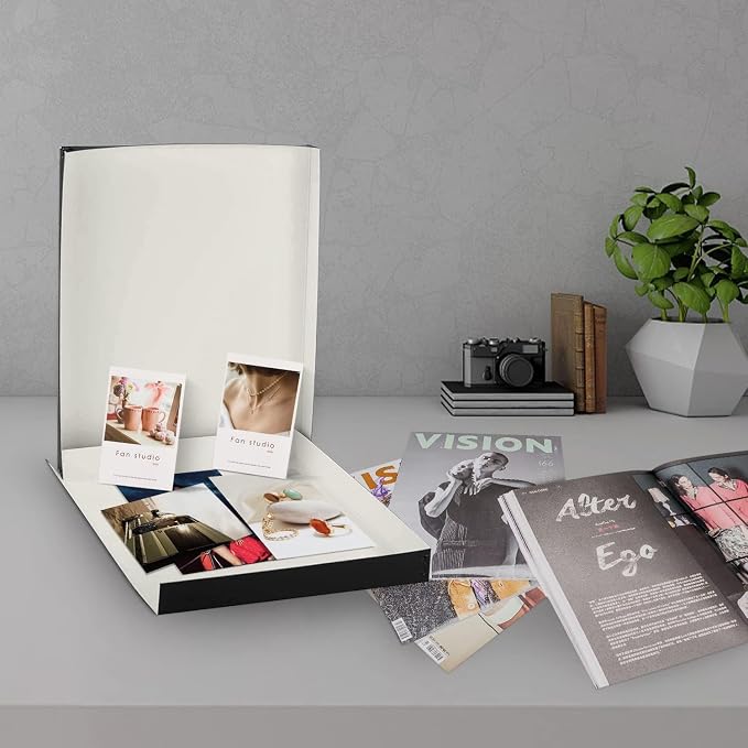 Lineco Museum Archival Storage Box, Drop Front, 11.75x15.25x1.5 in, Black | Acid-Free with Metal Edge, Preserves Picture Longevity, Organize Photos, Newspapers, Prints, Documents, Crafts, DIY