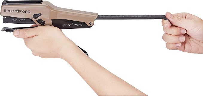 Spec Ops Tools Elite Duty Packaging Plier Stapler, 7/16"" Crown, 1/4""-3/8"" Leg Length Staples, 3% Donated to Veterans