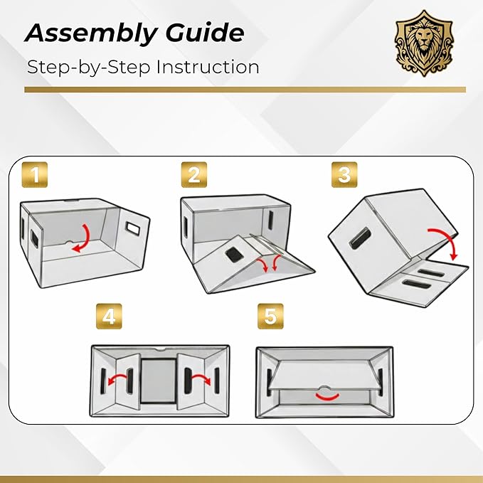 Max Protection Magazine Storage Boxes with Lids - Heavy Duty, 6 Pack | 200 lb Test Corrugated, Made in USA, File and Document Organizer, White, Tool-Free Assembly