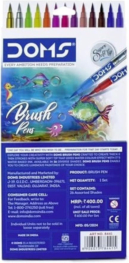 Doms Brush Pens (26 Shades)