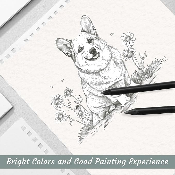 4 Pack Sketch Book, 9 x 12 Inch Sketchbook, 68lb/100gsm Top Spiral Bound Sketch Pad, Acid Free Art Supplies Drawing Painting Sketching Paper for Kids, Adults, Beginners, Artists (30 Sheets Each) | 100gsm/68lb paper, hardcover backboard, lay-flat top sp...