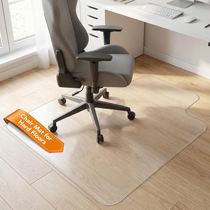 Chair Mat for Carpet- Low Pile (1/4" Thick) Carpet Protector (Hardfloor Mat)