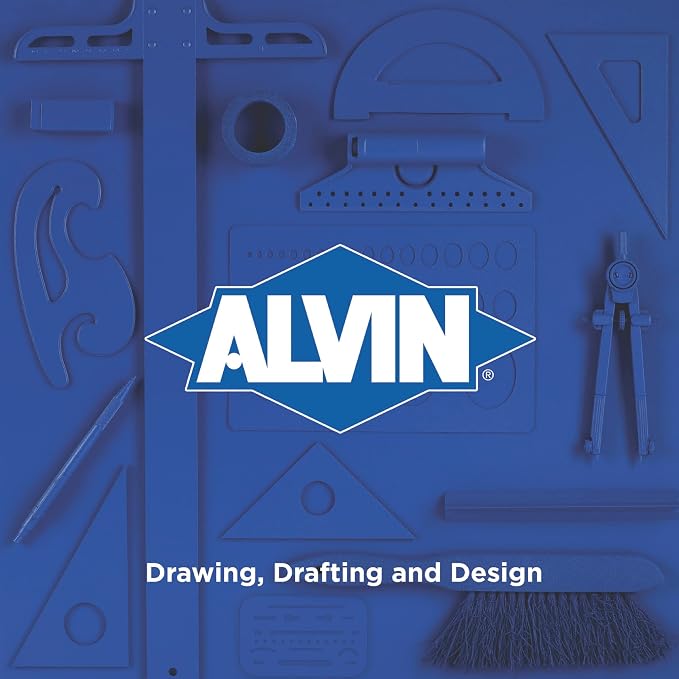 ALVIN TD112, Standard Lettering Guide Template, Drawing and Drafting Tool Architecture, and Design Template, Great for Students, Hobbyists, and Professionals