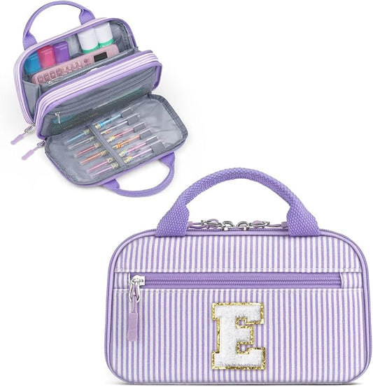 YOOLIFE Birthday Gifts for 6 7 8 9 10 11 12 13 Year Old Girls, Gifts for Teen Girls Kids, Cute Pencil Case for Girl, Purple E