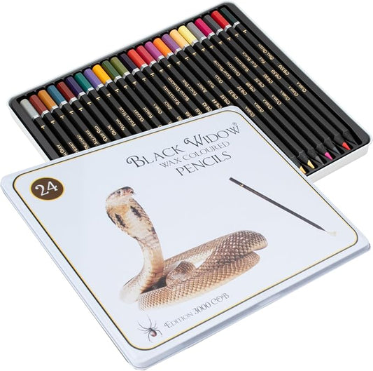 Black Widow Colored Pencils For Adults Perfect For Coloring Books
