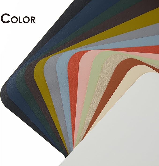Large Desk Mat - 47.2"x 17" Non-Slip PU Desk Pad for Office and Home - Ideal for Large Mouse Pad and Desk Mats on Top of Desks(Silver)
