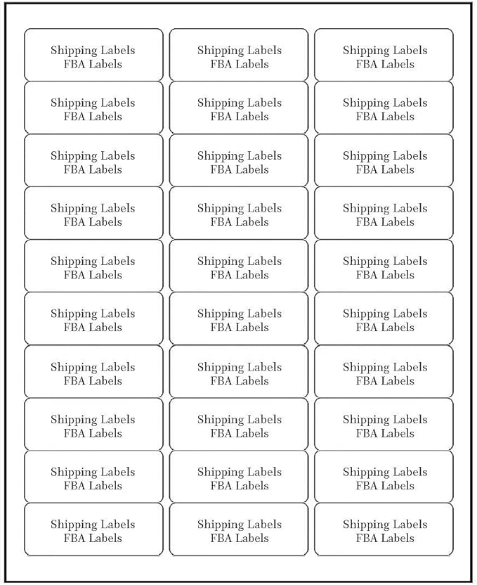 Address Labels for Inkjet Printers 1" x 2-5/8", Pack of 15000 Labels