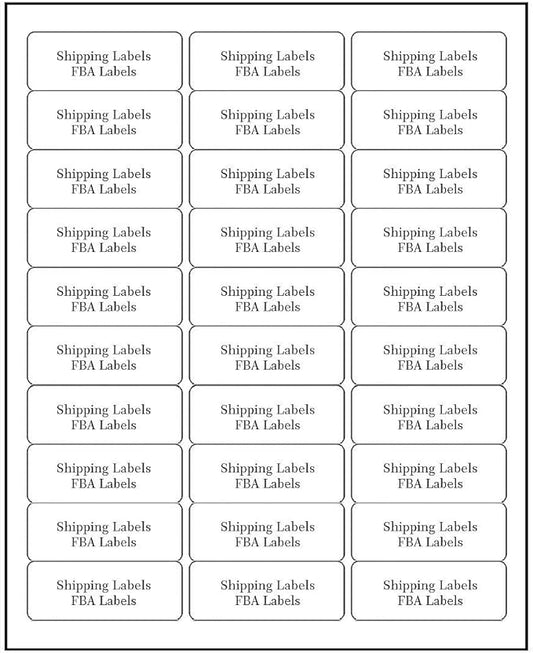 Address Labels for Inkjet Printers 1" x 2-5/8", Pack of 15000 Labels