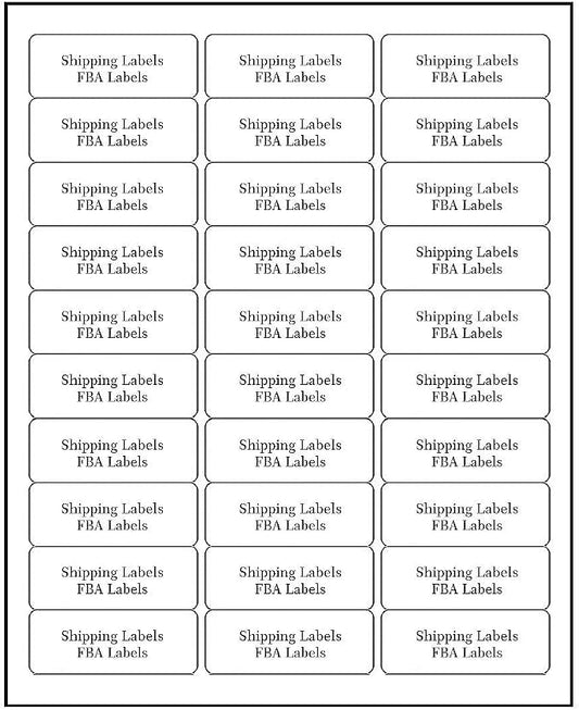 Address Labels for Inkjet Printers 1" x 2-5/8", Pack of 3000 Labels